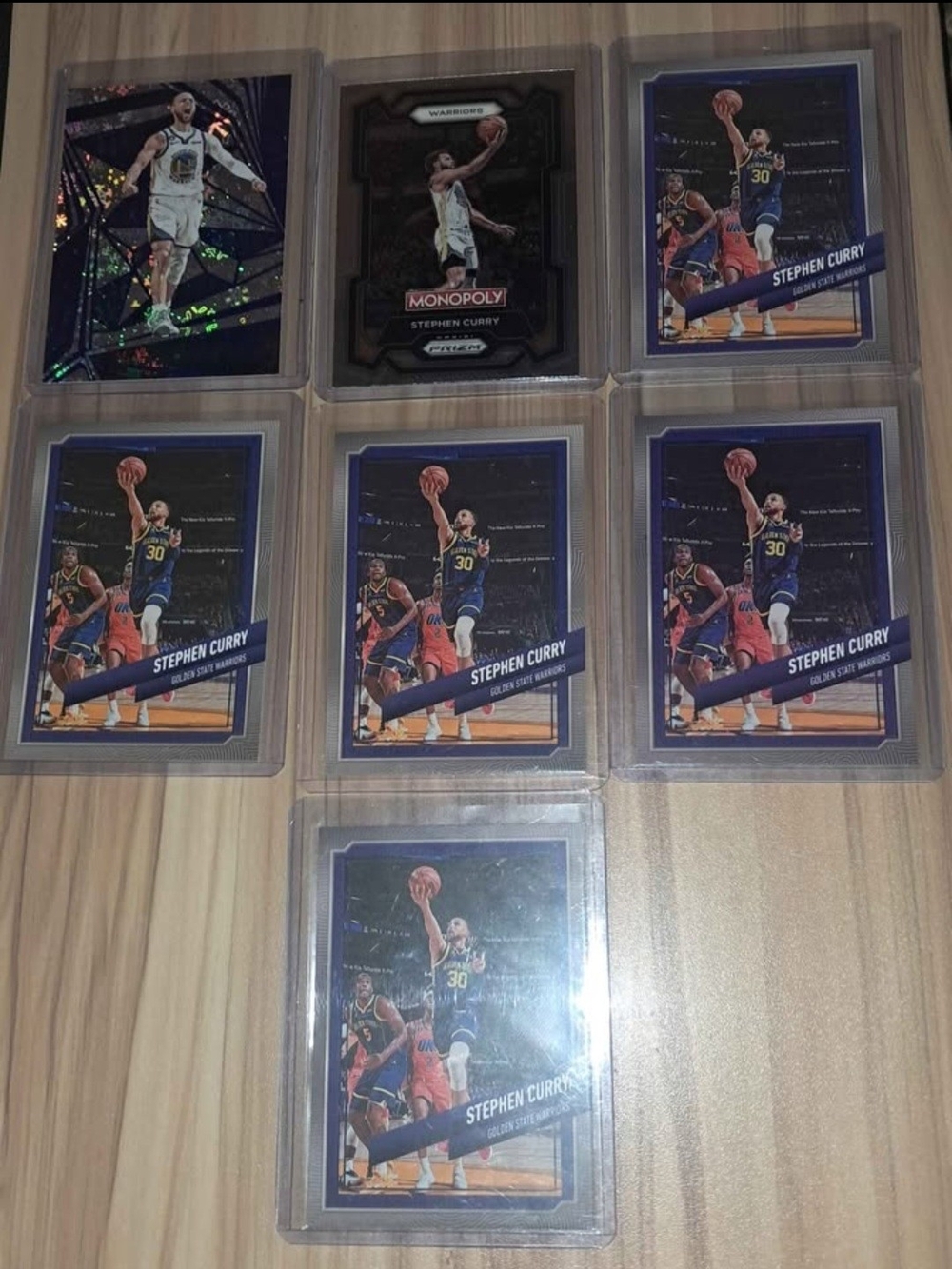 Stephen Curry Basketball Trading Cards - Blue (Multiple)